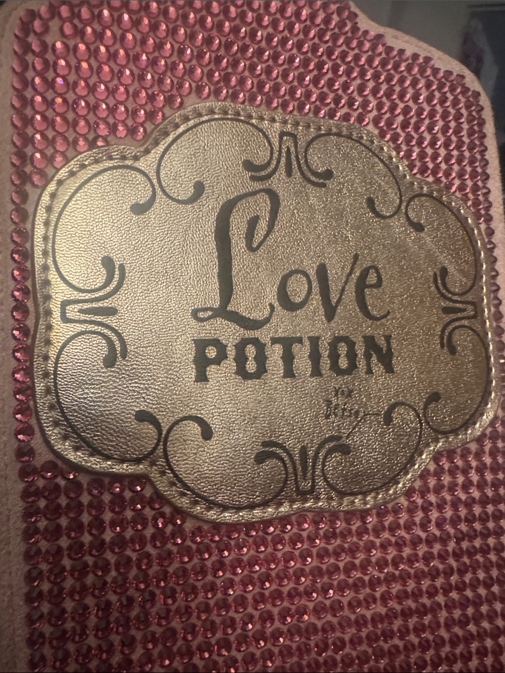 Betsey Johnson Double-Sided - Pink Love Potion and Green Poison Crossbody Bag - Picture 4 of 4